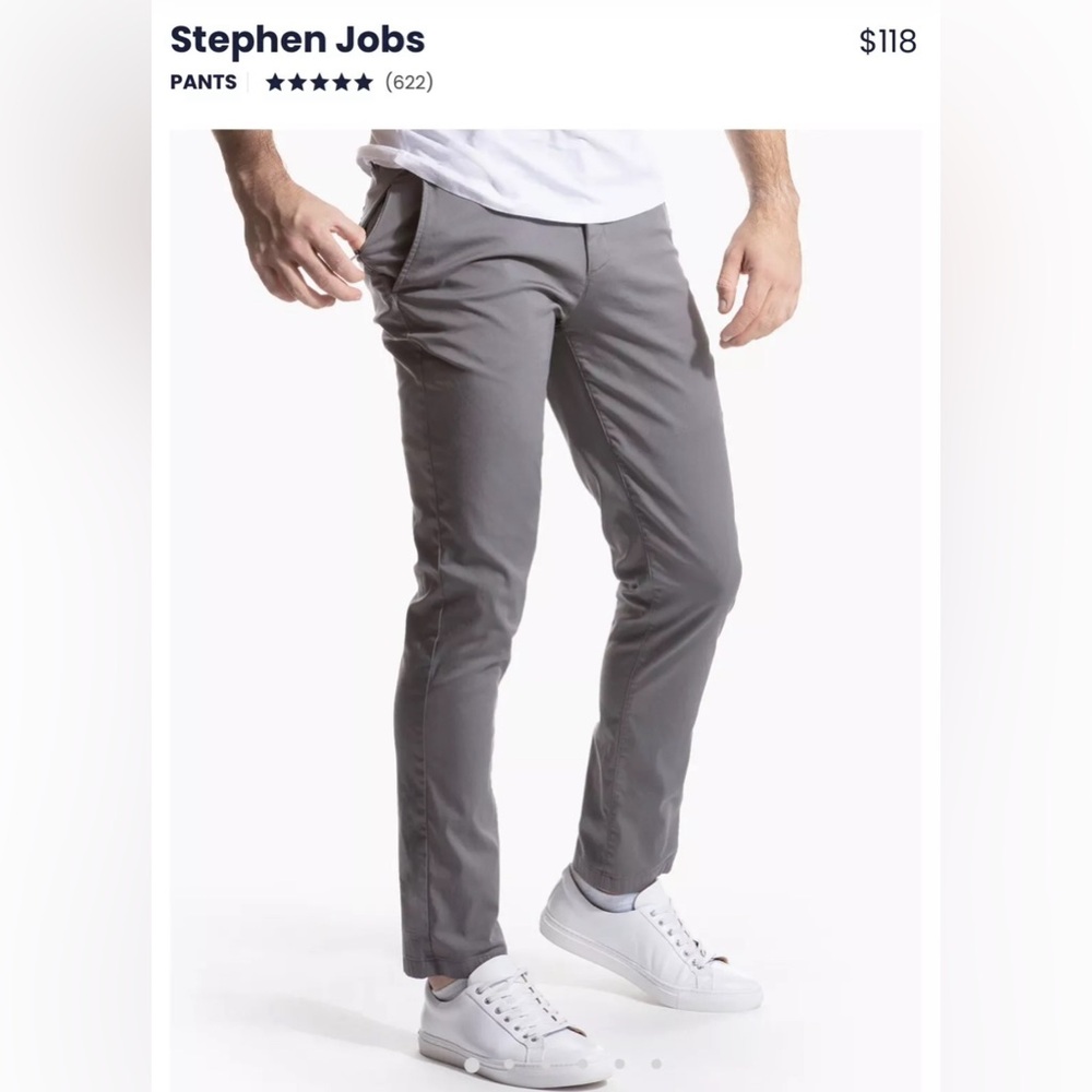 Birddogs Pants Mens 32 Gray Boomstick Lined Chino 32x32 Stephen Jobs